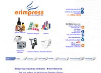 Site do Erimpress Etiquetas Ltda