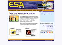 Site do Esa Baterias