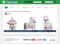Site do Fabrimak Indústria e Comércio de Máquinas Industriais Ltda