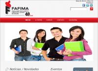 Site do Fafima - Faculdade de Filosofia Ciências e Letras de Macaé