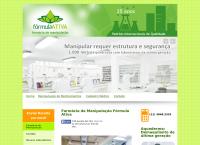 Site do Fórmula Ativa Farmácia Manipulação Ltda