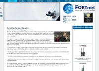 Site do Fortnet Telecomunicacoes on-Line