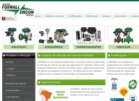 Site do Foxwall Indústria e Comércio de Válvulas de Controle