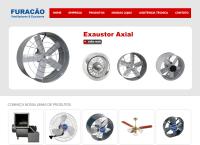 Site do Furacão Indústria e Comércio de Ventiladores e Exaustores Ltda Epp