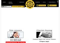 Site do Gaoseg Serviços Segurança Vigilância Ltda