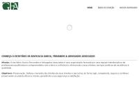 Site do Garcia Fernandes e Advogados Associados Ltda