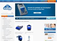 Site do Gehaka - Indústria e Comércio Eletro Eletrônica Gehaka Ltda