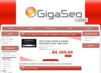 Site do Gigaseg Distribuidor de Cftv