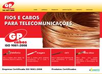 Site do GP Cabos Indústria e Comércio