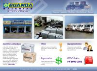 Site do Guanda Baterias Ltda