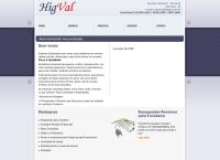 Site do Higval Indústria e Comércio Ltda