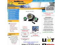 Site do Hotmicros Informática - Assistência Técnica e Loja de PCGamer NoteBook Computadores