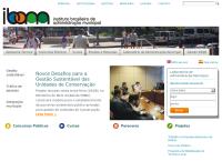 Site do Ibam - Instituto Brasileiro de Administração Municipal