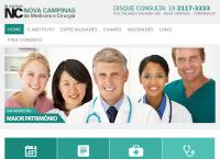 Site do Instituto Nova Campinas de Medicina e Cirurgia Ltda