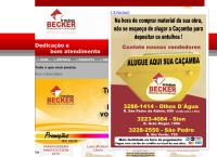 Site do Depósito Irmãos Becker Ltda
