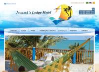 Site do O Jacumã´s Lodge Hotel É Conforto a Beira Mar, Com