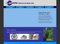Site do Jet Corte Comercio de Metais Ltda