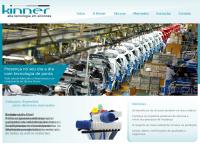 Site do Kinner Silicone Rubber Indústria Comércio Ltda