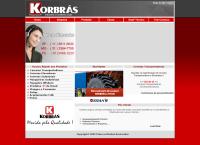 Site do Korbras Indústria e Comérci