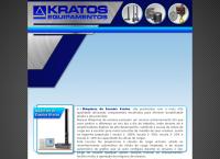 Site do Kratos Equipamentos Industriais Ltda
