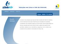 Site do Link Air Telecom Teleinformática Ltda