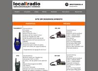 Site do Locall Rádio Sistema Comunicação Ltda Me