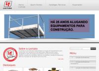 Site do Loctubo Locadora de Equipamentos Para Construção