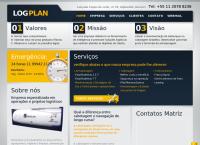 Site do Logplan Logística e Planejamento Ltda
