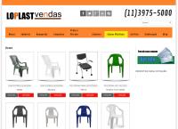 Site do Loplast Vendas e Locacoes de Materiais Para Festas