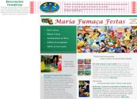 Site do Maria Fumaça Festas - Aniversário Infantil