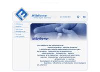 Site do Milleforme Indústria Comércio Embalagens
