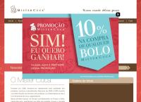 Site do Mister Cuca Confeitaria