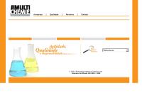 Site do Multichemie Comércio e Representações Ltda
