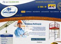 Site do Multiequip Equipamentos Para Construção Civil Ltda
