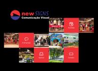 Site do News Signs Comunicação Visual