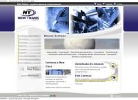 Site do New Trans Logística Transportes Assessoria Ltda