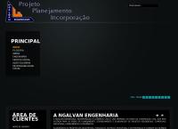 Site do Ngalvan Engenharia Incorporação e Comércio Ltda