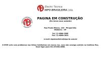 Site do Eletro Técnica Nipo Brasileira Ltda