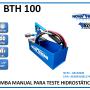 Bomba de teste BTH 100 - O A 100 BAR