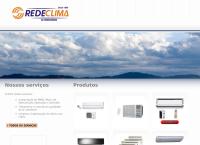 Site do Novo Clima ar Condicionado Ltda