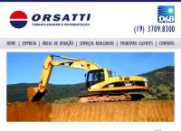 Site do Orsatti Terraplenagem e Pavimentação Ltda