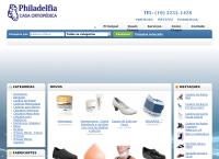 Site do Casa Ortopédica Philadelfia