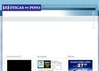 Site do Óticas do Povo Ltda