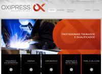 Site do Oxipress Corte em Aço Ltda