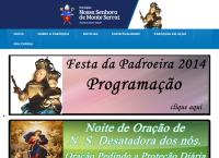 Site do Paróquia Nossa Senhora Monte Serrat