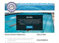 Site do Escola de Natação Peixinho Azul