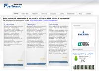 Site do Positronic Sistemas Industriais Ltda
