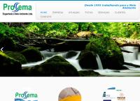 Site do Prossema Engenharia e Meio Ambiente Ltda