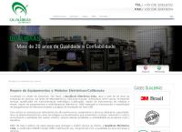 Site do Qualibrás Eletrônica Ltda