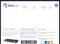 Site do Qualilan Distribuidora de Teleinformática Ltda